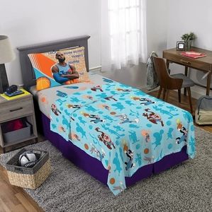 Space Jam Kids Twin Sheet Set  Blue and Gray  Warner Bros. 3 Piece Set NIP